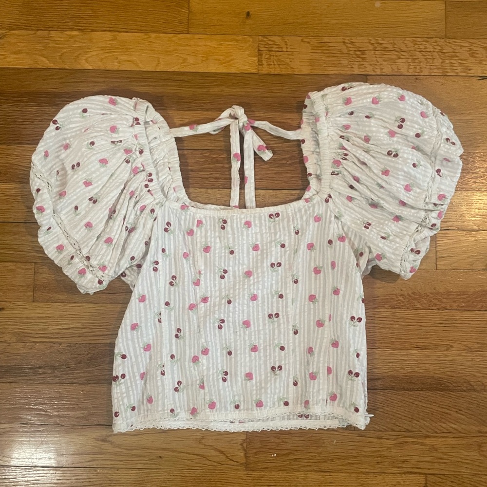 LoveShackFancy Embroidered Top